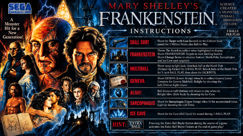 More information about "Mary Shelley's Frankenstein (Sega 1995) Instruction Card / Rules"