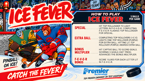 More information about "Ice Fever (Gottlieb 1985) Instruction Card / Rules"