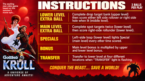 More information about "Krull (Gottlieb 1983) Instruction Card / Rules"