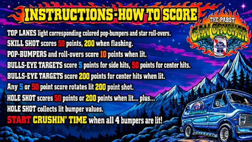 More information about "The Pabst Can Crusher Instruction Card / Rules"