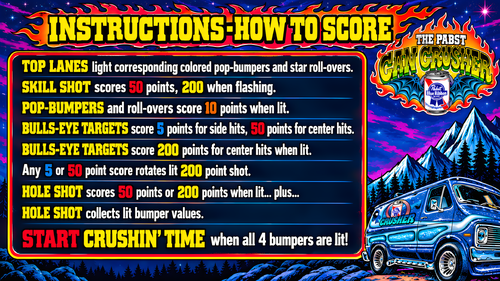 More information about "The Pabst Can Crusher Instruction Card / Rules"