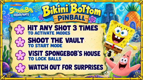 More information about "SpongeBob Bikini Bottom Pinball Instruction Card / Rules"