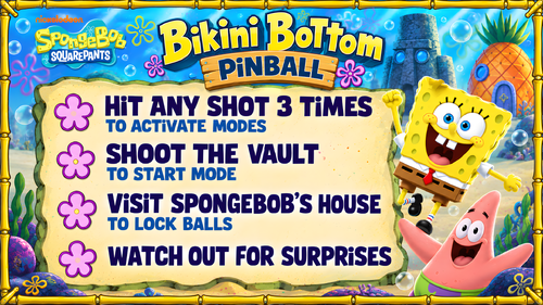 More information about "SpongeBob Bikini Bottom Pinball Instruction Card / Rules"
