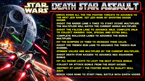 More information about "Star Wars Death Star Assault - GALACTIC EDITION (TerryRed) Instruction Card / Rules"