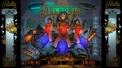 More information about "Atlantis (Bally 1989) Backglass"