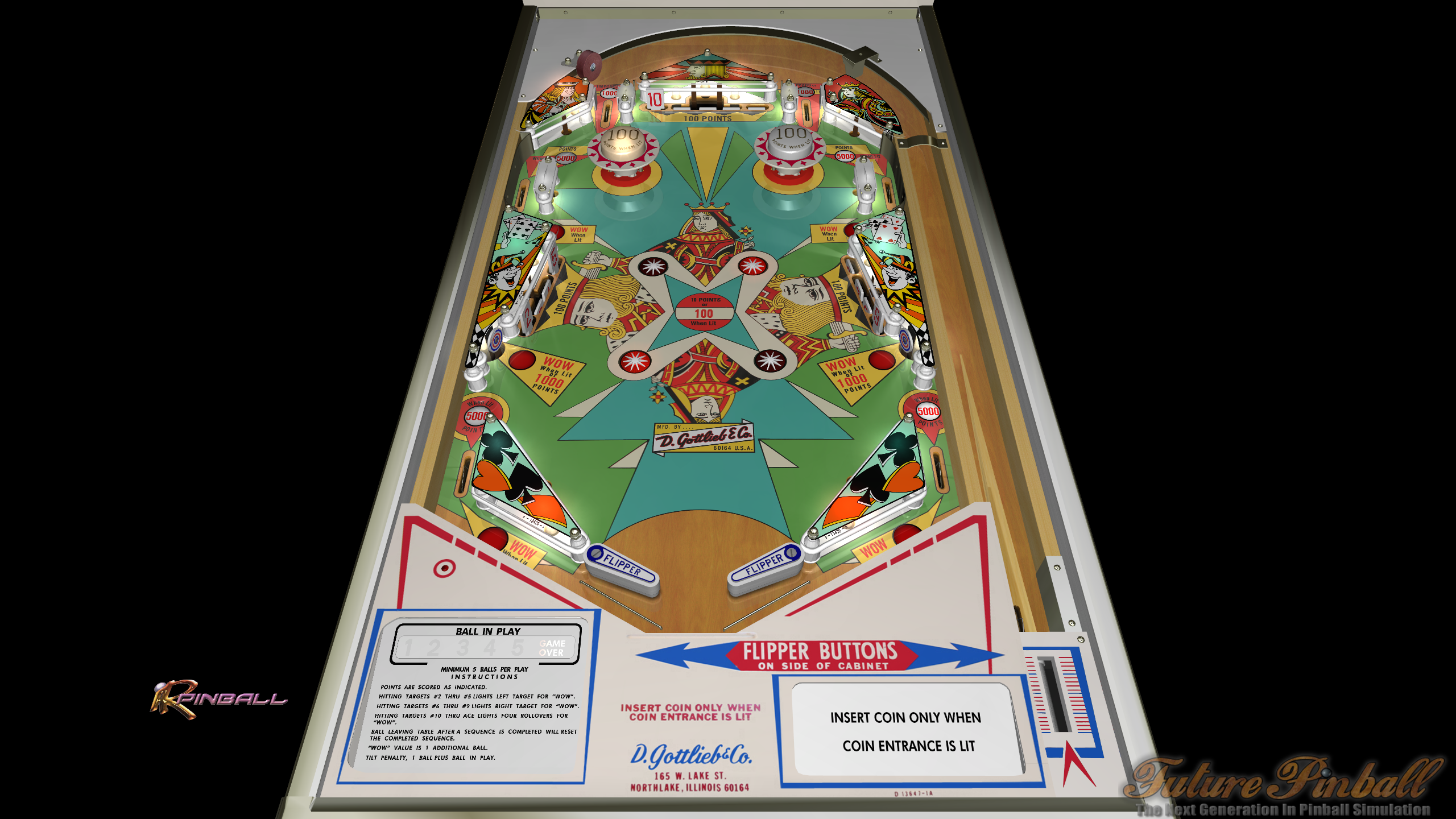 Card King (Gottlieb-1971) (FizX3.3)