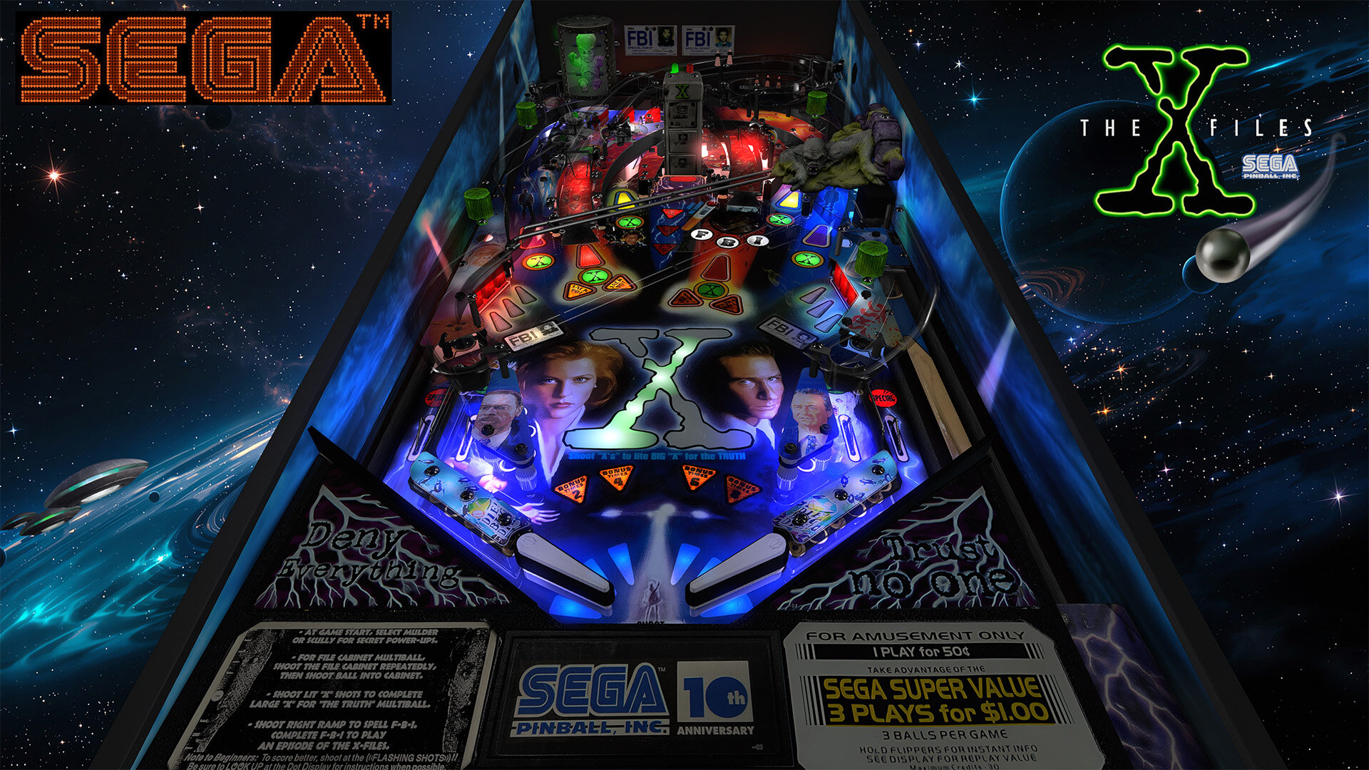 X-Files (Sega 1997) Hanibal 4k LED Edition MW MOD 1.0