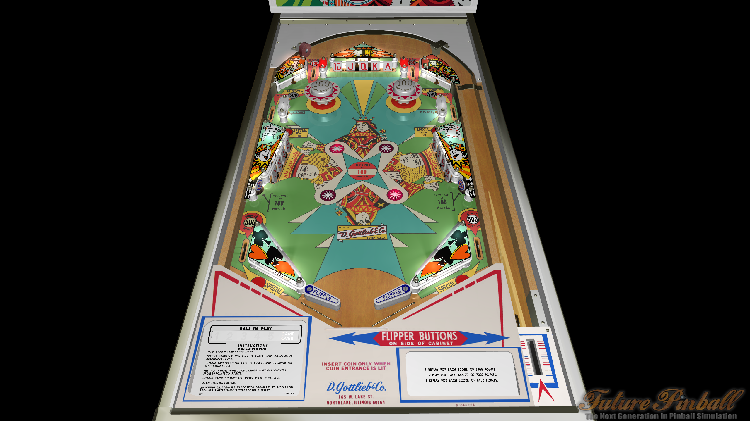 Drop a Card (Gottlieb-1971) (FizX3.3)