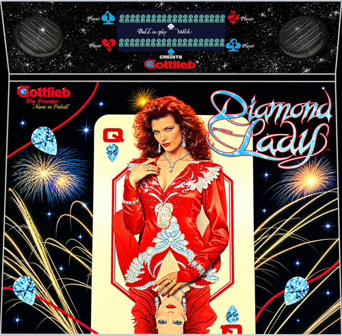 More information about "Diamond Lady (Gottlieb 1988) Alternate 2 Screen Backglass"