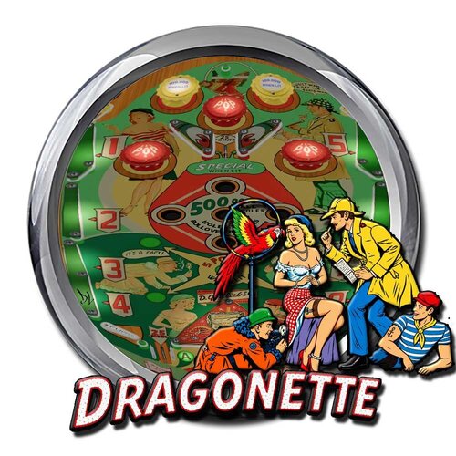 More information about "Dragonette (Gottlieb 1954) (Wheels)"