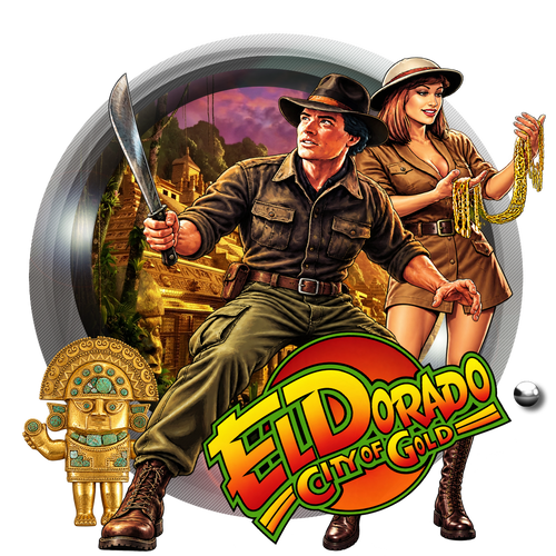 More information about "El Dorado City of Gold (Gottlieb 1984) - Diagonale Style Wheel"