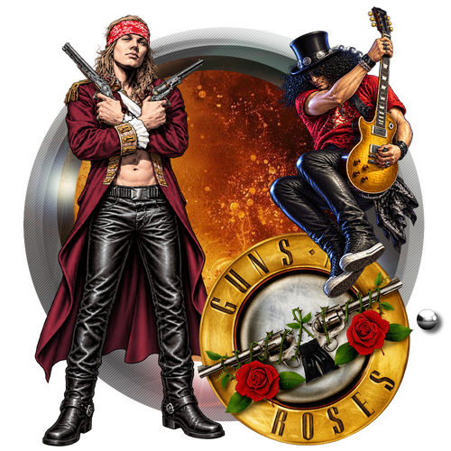 More information about "Guns N' Roses (Data East 1994) - Diagonale Style Wheel"