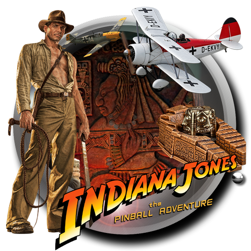 More information about "Indiana Jones The Pinball Adventure (Williams 1993) - Diagonale Style Wheel"
