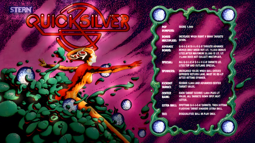 More information about "Quicksilver (Stern 1980) Instruction Card"