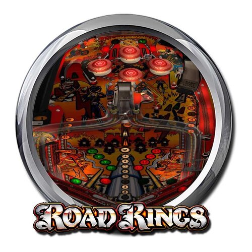 Road Kings (Williams 1986) (Wheels) - Wheel Images - Virtual Pinball ...