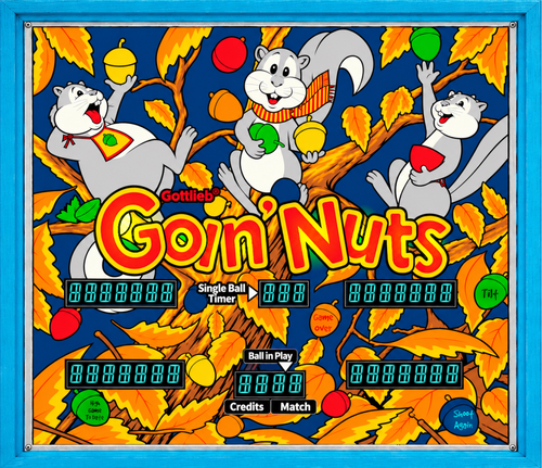 More information about "Goin’ Nuts (Gottlieb 1983) 2 Screen Alternate Version"