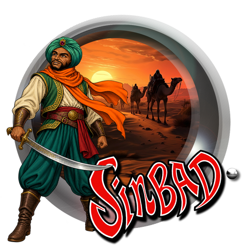 More information about "Sinbad (Gottlieb 1978) - Diagonale Style Wheel"
