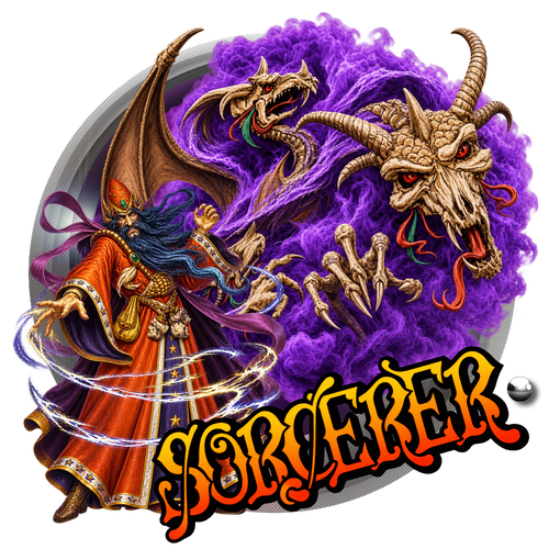 More information about "Sorcerer (Williams 1985) - Diagonale Style Wheel"