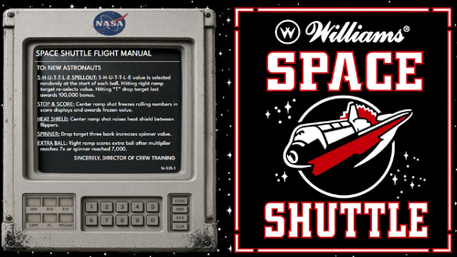 More information about "Space Shuttle (Williams 1984) Instruction Card"
