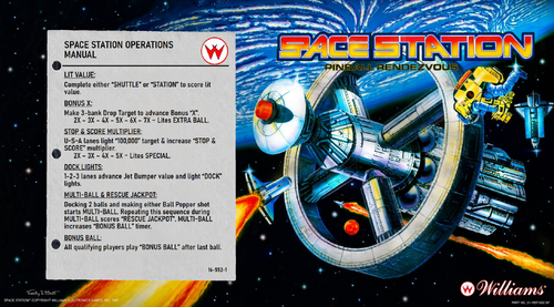 More information about "Space Station (Williams 1987) Instruction Card"