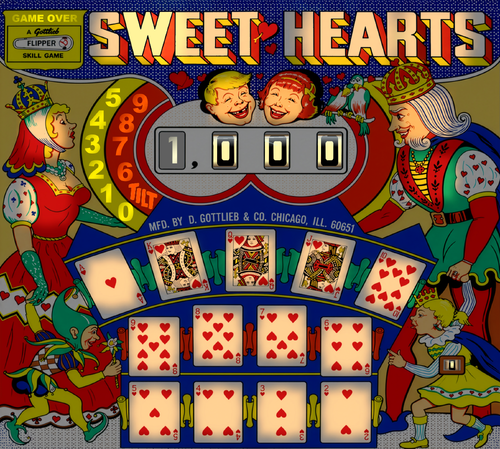 More information about "Sweet Hearts (Gottlieb 1963)"