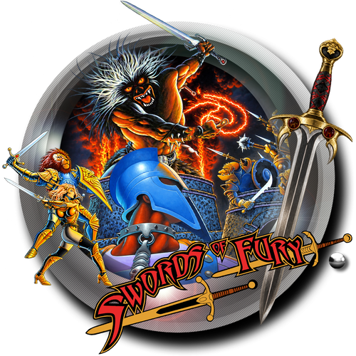 More information about "Swords of Fury (Williams 1988) - Diagonale Style Wheel"
