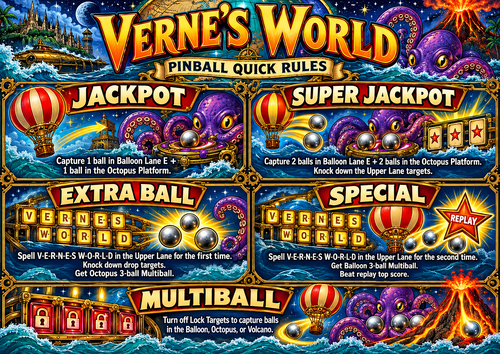 More information about "Verne's World (Spinball 1996) Rules."