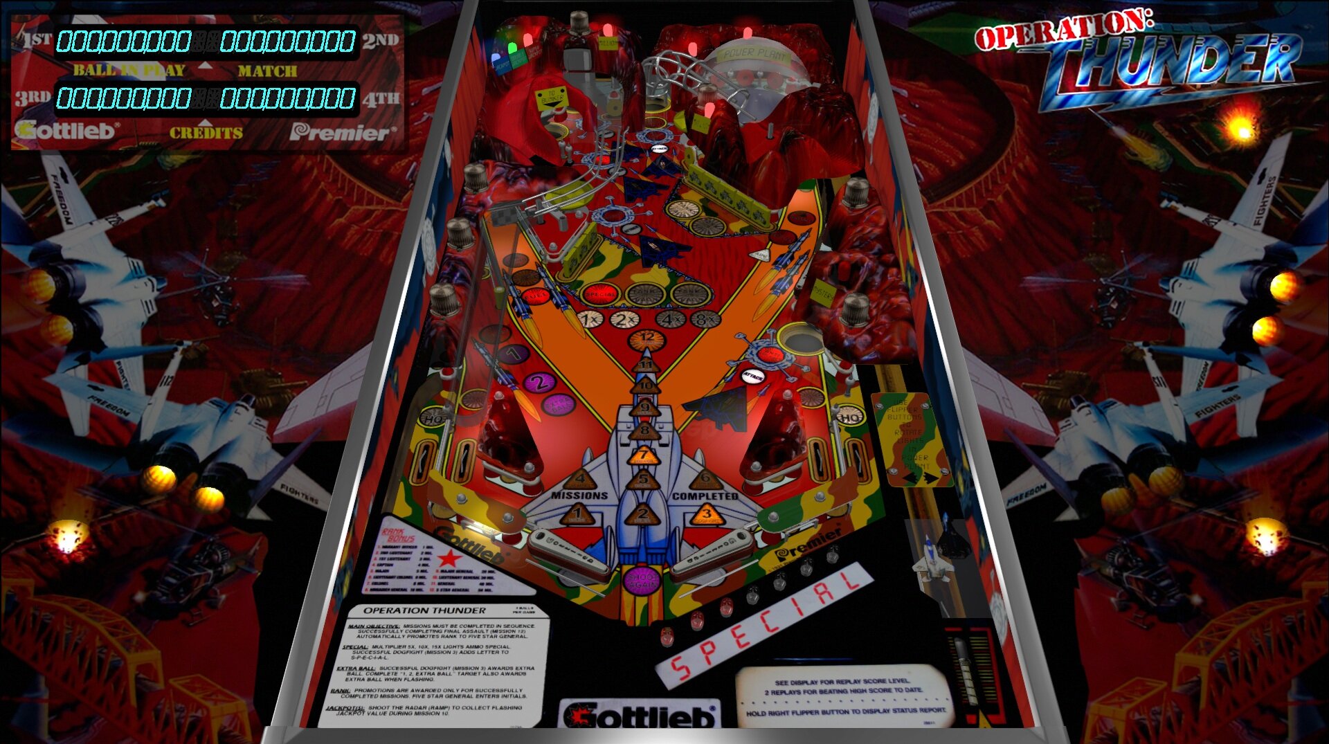 Operation Thunder (Gottlieb 1992)