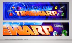 Arcade Timewarp - Arcade Cab Marquee
