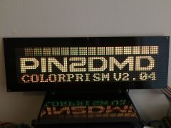 Frame with RGB Display in AMBER Color mode