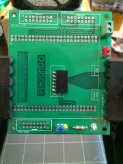 Pin2DMD Shield rev 1.3 during soldering