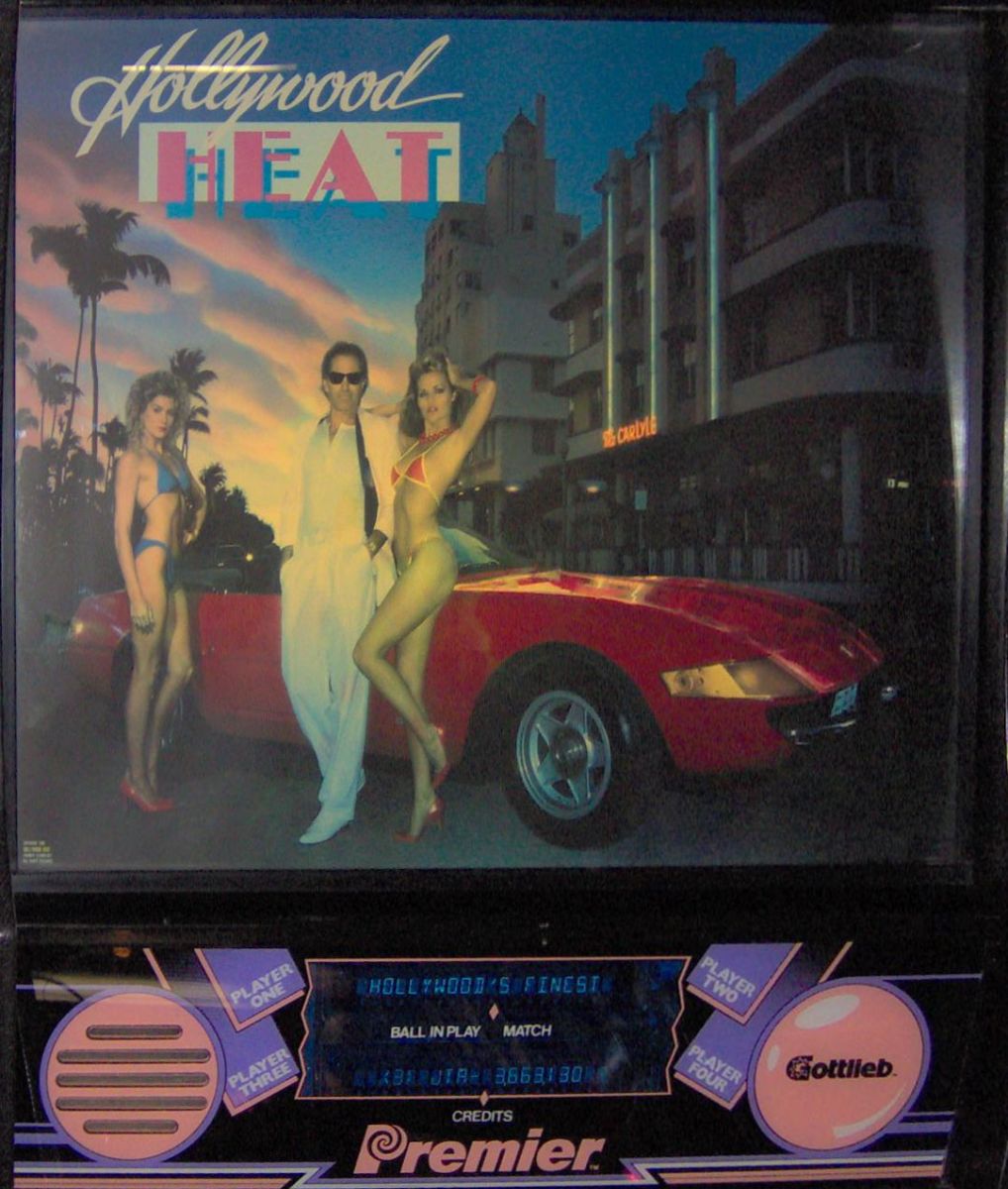 hollywood heat backglass Members Albums Category Virtual Pinball
