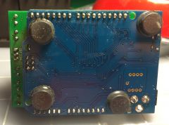 Leonardo Output Shield - attached to the Arduino Leonardo